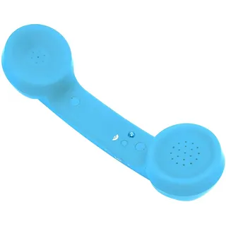 Drahtloser Retro-Telefonhörer, Vintage-Retro-Telefonhörer, Strahlungssicherer Handy-Hörerempfänger, für Mobiltelefone (Himmelblau)