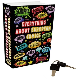 speecheese Comic Fan Booksafe mit Spruch: European Comics Mit lustigem | Spruch - für Comic-Liebhaber