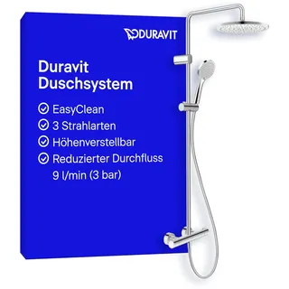 Duravit Duschsystem 1000 Aufputzmontage Chrom TH4282008010