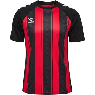 hummel hmlMATCH Striped Fußballtrikot 3081 - true red/black M