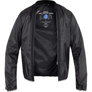 John Doe Aero Mesh Windblocker Motorradjacke Schwarz 5XL