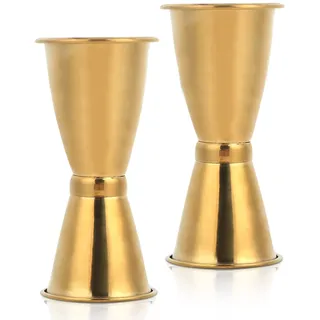 2pcs Cocktailmessbecher Cocktail Doppelmass Skala, Cocktail Jigger Dual Spirit Measure Cup, Messbecher Cocktail, Cocktail Dual Spirit Measure Cup Für Bars Und Wohnungen 25/50ml
