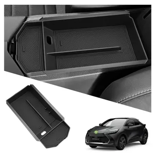 RUIYA Kompatibel mit Neu Toyota C-HR Hybrid 2024 2025 2026 Mittelkonsole Aufbewahrungsbox, C-HR Armlehne Organizer Tray Mittelarmlehne Handschuhfach Mittelkonsole Organizer Ablagefach C-HR Zubehör