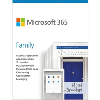 Microsoft 365 Family 6 Personen – 1 Jahr