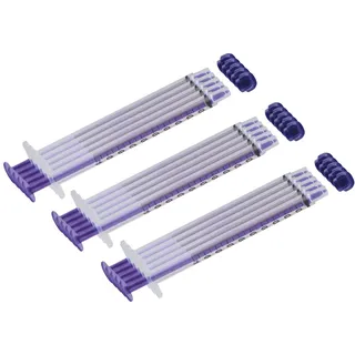 15er Set Kolostrum Spritze mit Kappe (1 ml) | zum Sammeln von Kolostrum | Auffangen von Muttermilch - von unserer Hebamme empfohlen –