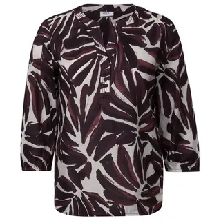 Cecil Langarmbluse in mulberry red - L