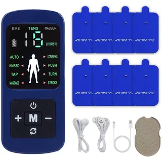 Period Pain Simulator Wehen Simulator 8 Modi Kommt mit 8 Patches Reizstromgeräte Gegen Schmerzen Periodensimulator Elektrostimulationsgerät Geeignet Für Hände Beine Taille Schultern & Nacken