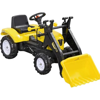 Homcom Sitzbagger Gelb/Schwarz (41x52x114)