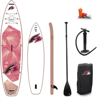 F2 SUP Board Damen Stand Up Paddle Board 320 x 81 x 15 cm weiß
