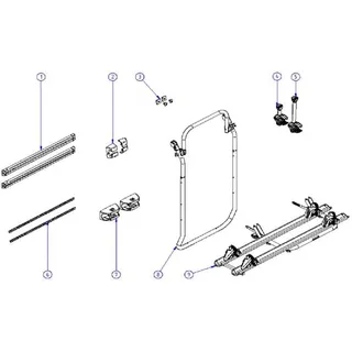 Thule Befestigungsfuß - Thule-Ersatzteil Nr. 1500603154 - für Elite Van XT