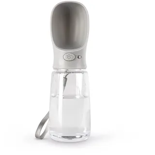 LIONTO tragbare Wasserflasche mit Napf für Hunde & Katzen, 500 ml,