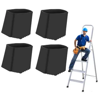Générique 2 Stück Leiterfüße, 40 x 20 mm, Ersatzleiter, aus Gummi, für Leiter, Leiter, Gummifüße, Ersatzfüße, Gummifüße, Ersatzteile