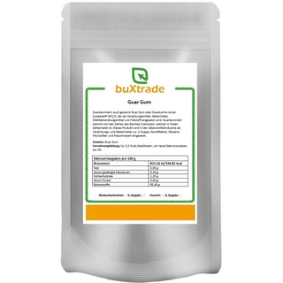 Buxtrade 1 kg Guar Gum Guarkernmehl E412 5000 CPS glutenfrei, vegan, pflanzlich