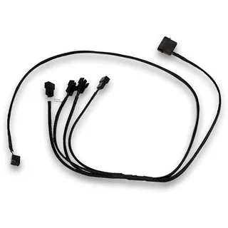 EK Water Blocks EKWB EK-Cable Y-Weiche für 4x 4-Pin-PWM-Lüfter - 80 c