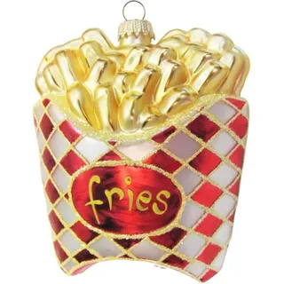 Krebs Glas Lauscha Weihnachtsornament Pommes Frites«, 1-tlg. 9cm