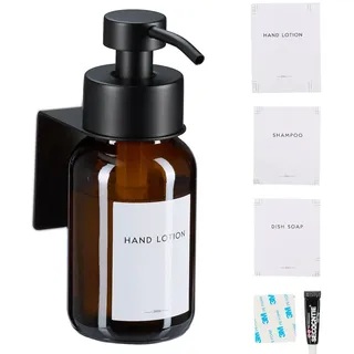 Relaxdays Seifenspender 250ml Braun