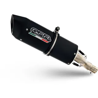 GPR EXHAUST SYSTEMS Gpr y.11.Seil Terminal zugelassen mit Verbindungsstück für Yamaha Tdm 850 1991/01, Furore schwarz