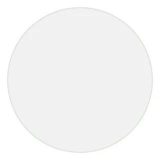 vidaXL Tischfolie Matt Ø 90 cm 2 mm PVC