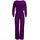 Comfort Jumpsuit Größe XXL Normalgrößen lila schwarz plum 85 Polyester 15 Elasthan Rundhals Overalls Jumpsuit