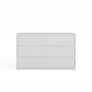 veneti CDF Kommode, Weiß, Holzwerkstoff, 120x73.5x40 cm, Wohnzimmer, Kommoden & Sideboards, Kommoden