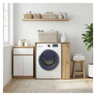 vidaXL Waschmaschinen-Schrank 87 x 60 x 89 cm Braun