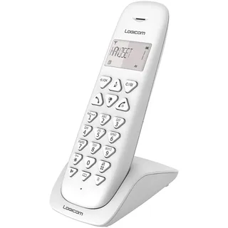 Logicom Wireless Phone Fest - Festnetz WLAN ohne Voicemail - Solo - Analoge Telefone und DECT - Logicom Vega 150 Festnetz Wireless-Weiß