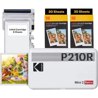 Kodak Mini 2 Retro weiß + 60 Sheets Bundle