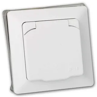 ChiliTec Schuko-Steckdose IP44 Unterputz Weiß