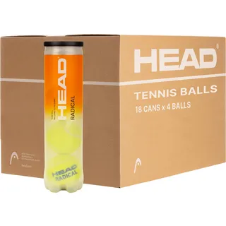 HEAD Radical Box - 4B X 18 Dosen (72 Bälle)