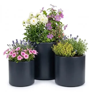 Prosperplast Blumentopf 47 x 45 cm Anthrazit