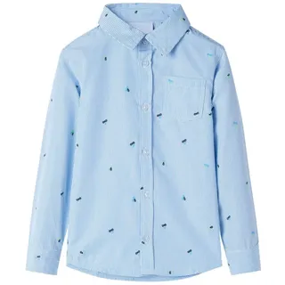 vidaXL Kinderhemd Hellblau 128