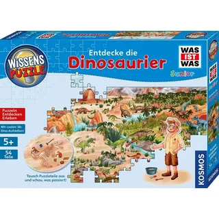 Kosmos 682873 Wissenspuzzle: WAS IST WAS junior Entdecke die Dinosaurier,