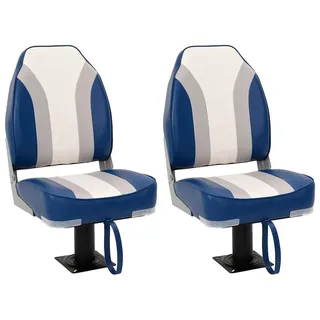 vidaXL Segelboot Bootssitze mit Podest 2 Stk. 360° Drehbar, (2-St)