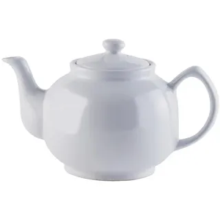 Price & Kensington Teekanne weiß, B:16cm H:14cm, Steingut, Kannen, Steingut
