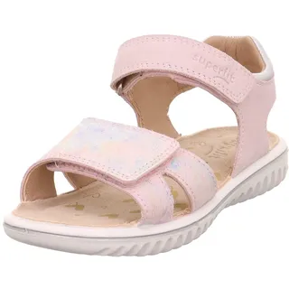 superfit Mädchen Sparkle Sandale, Rosa Silber 5530, 36 EU