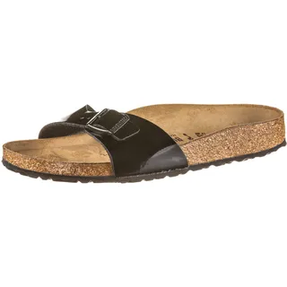 Birkenstock Madrid Birko-Flor Lack schmal schwarz lack 42