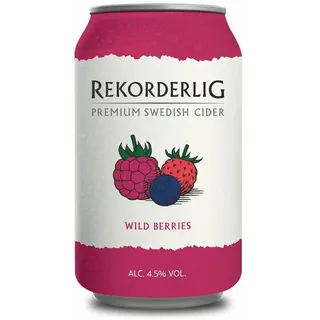 Rekorderlig Swedish Cider Vegan Wild Berries 0,33 l