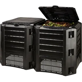 Prosperplast Doppelkomposter Compogreen schwarz
