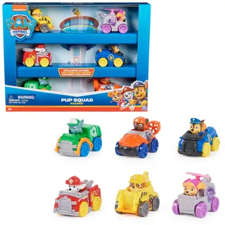 Spin Master PAW Patrol Pup Squad Racers – 6-teiliges Fahrzeug-Geschenkset,