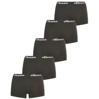 Ellesse Boxershorts (5-St) sportlicher Stil, aus Baumwolle und Elasthan, elastischer Bund schwarz 152/158 (12/13)