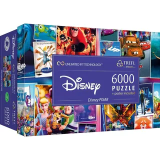 Trefl 6000tlg. Puzzle Disney Pixar Animationsgalerie