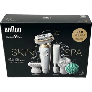 Braun Silk-épil 9 Flex SkinSpa 9-481 3D Wet & Dry weiß/gold