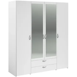 Parisot Kleiderschrank 4-türig "Daily 3" mit Spiegel