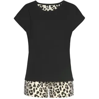 vivance dreams by lascana Shorty Pyjama-Shorts Schwarz 32/34