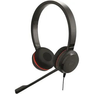 JABRA Evolve 20 SE Stereo Headset Schwarz - USB-C/A, UC-Version, Mikrofon mit Geräuschunterdrückung