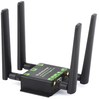 TUOPUONE 5G M.2 auf Gigabit Ethernet-Konverter 5G M.2 auf USB 3.1 Aluminium-Legierung, Wandmontage, unterstützt Quad-Antennen, integrierte M.2-Key-B-Schnittstelle, USB-3.1-Anschluss mit RM520N-GL