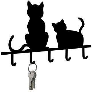Wenko Schlüsselboard in Schwarz - (B)20 x (H)15 cm