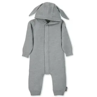 Sterntaler Strick-Overall silber melange, 62