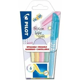 Pilot Pen FriXion Light Soft Textmarker 6 St. Mehrfarbig