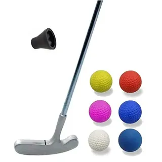 Golfas Minigolfset Professional - 8-teilig (mit 6 verschiedenen Shore-Bällen für unterschiedliche Bahnen u. Bedürfnisse) und Minigolf-Pick-Up